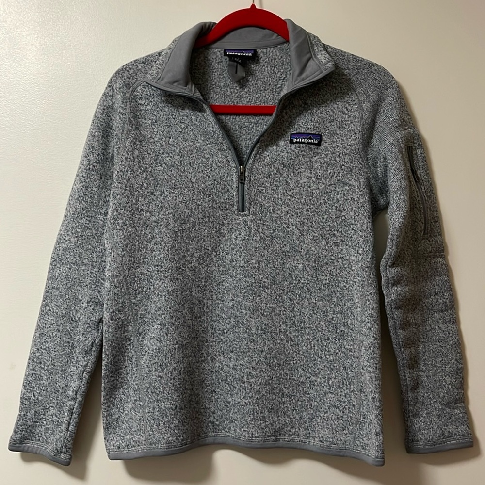Patagonia Grey Quarter Zip Fleece